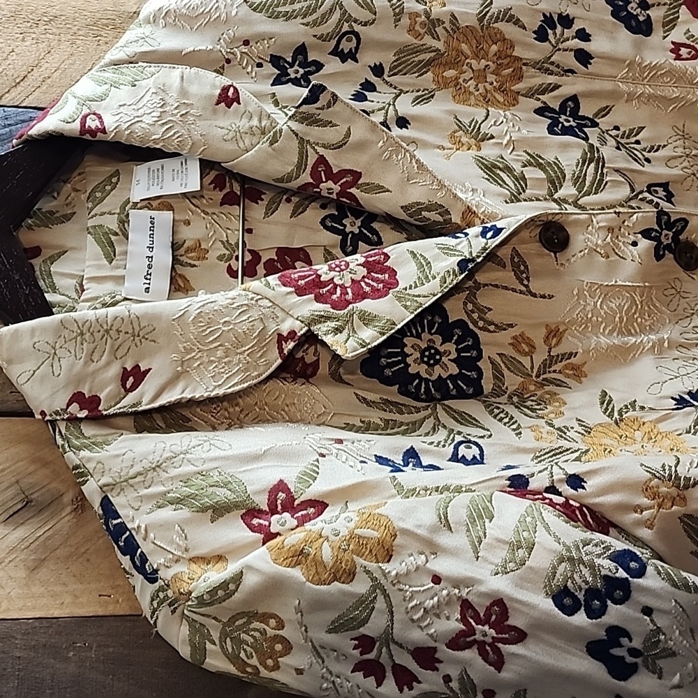 Alfred Dunner Embroidered Multi-colored Jacket - Picture 2 of 6